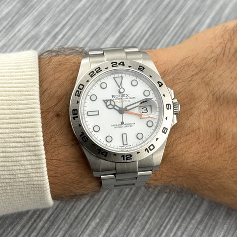 Rolex Explorer II Ref. 216570 | Full-Set 06/2019 | LC EU | 42mm | White Dial | Top | VIP