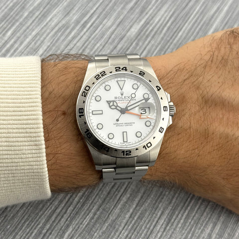 Rolex Explorer II Ref. 216570 | Full-Set 06/2019 | LC EU | 42mm | White Dial | Top | VIP
