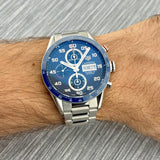 Tag Heuer Calibre 16 Day-Date Chronograph Ref. CV2A1V.BA0738 | Full-Set 05/2020 | Serviced 11/2025 | Blue Dial | 43mm