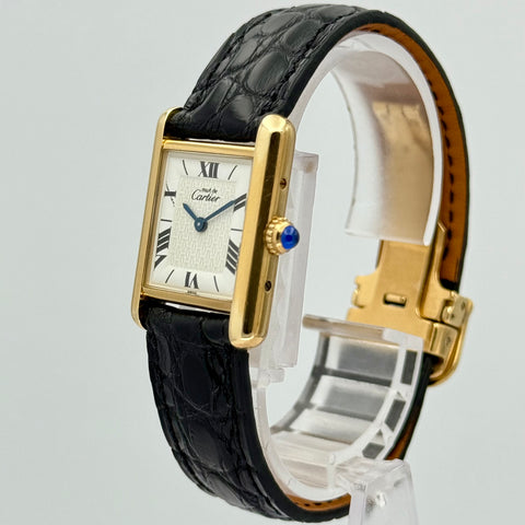 Cartier Tank Vermeil Ref. 1613 | Quartz | 20x28mm | Rare Dial | Selten | Ladies | Top | VIP