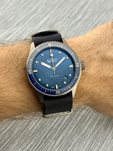 Blancpain Fifty Fathoms Bathyscaphe Ref. 5000-0240-NAOA | Papers 2017 | Keramik | Blue Dial | 43.6mm | Top