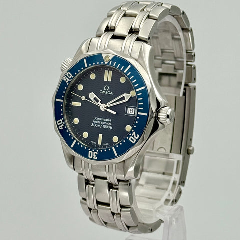 Omega Seamaster Professional Diver 300M Ref. 2561.80 | Serviced 09/2025 | Quartz | 36mm | Blue Wave Dial | Mid Size | Top | VIP