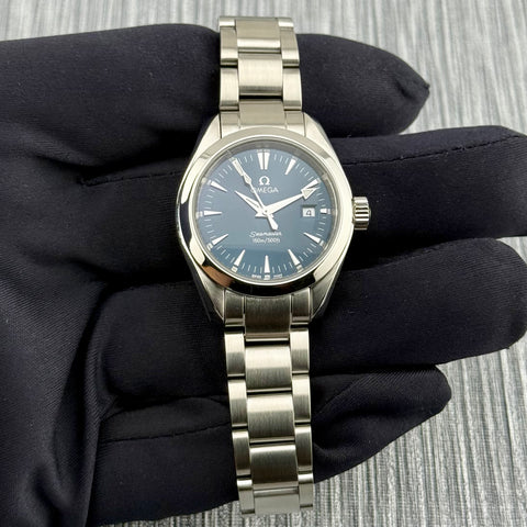 Omega Seamaster 150m Ref. 2577.80 | Full-Set 2005 | Quartz | 29mm | Blue Dial | Rare | Ladies | VIP