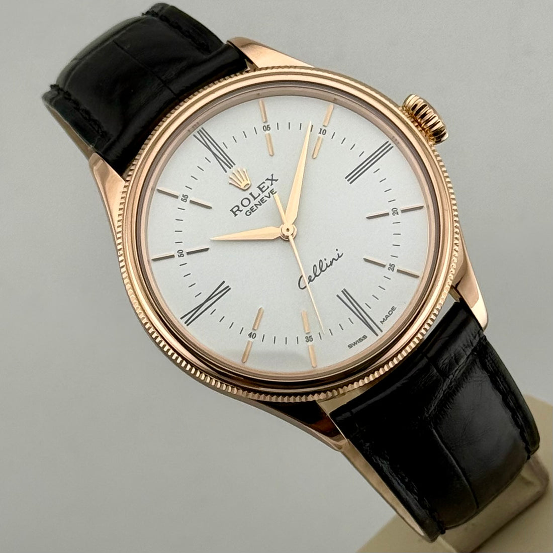 Rolex Cellini Time Ref. 50505 | Full-Set 2018 | 18k Roségold | Automatic | 39mm | Top Condition