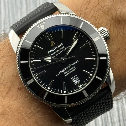Breitling Superocean Héritage II 46 Ref. AB2020121B1S1 | Full-Set 2018 | Automatic | Black Dial | Kautschuk | Top | VIP