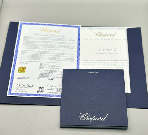 Chopard Alpine Eagle XL Ref. 298609-3001 | Full-Set 2021 | Blue Dial | Chronograph | 44mm | Automatic | Top