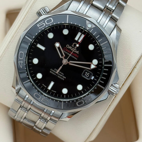 Omega Seamaster Diver 300M Co-Axial Ref. 21230412001003 | Full-Set 2018 | Automatik | 41mm | Black Dial | Top | VIP