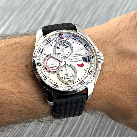 Chopard Mille Miglia Gran Turismo XL Ref. 168459-3009 | Full-Set 2009 | Serviced | Limited 2008 pcs | 44mm | White Dial | Top | VIP