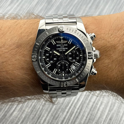 Breitling Chronomat 44 Special Edition Ref. AB011511/BF70 | Full-Set 2020 | Special Edition | 44m | Chronograph | Black Dial | Top | VIP
