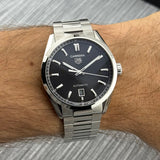 Tag Heuer Carrera Calibre 5 Ref. WBN2110.BA0639 | Full-Set 10/2026 | NEW | Unworn | 39mm | Black Dial | Tag Heuer Garantie 10/2031