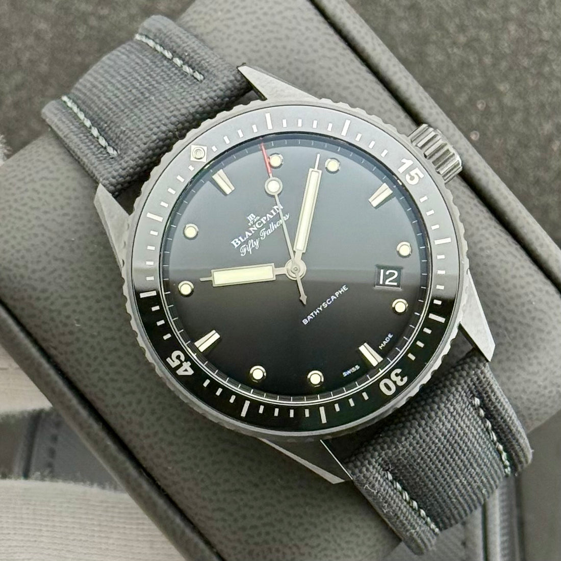 Blancpain Fifty Fathoms Bathyscaphe Ref. 5000-0130-B52A | Full-Set 07/2022 | Keramik | 43mm | Like New