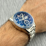 Tag Heuer Calibre 16 Day-Date Chronograph Ref. CV2A1V.BA0738 | Full-Set 05/2020 | Serviced 11/2025 | Blue Dial | 43mm