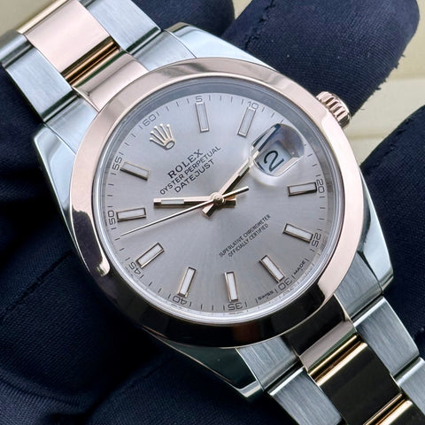 Rolex Datejust 41 Ref. 126301 | Full-Set 2017 | Serviced 08/2025 | Sundust Dial | Oyster | LC100