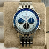 Breitling Navitimer B01 Chronograph 43 Ref. AB0138241C1A1 | Full-Set 07/2022 | Ice Blue | Eisblau | Top Condition