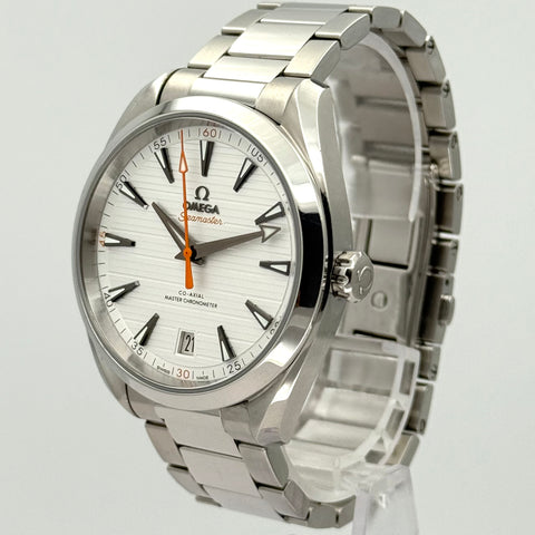 Omega Seamaster Aqua Terra Co-Axial Ref. 220.10.41.21.02.001 | Full-Set 08/2023 | Omega Garantie 08/2027 | Silver Dial | 41mm | Top | VIP