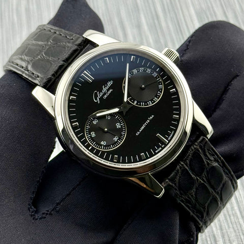 Glashütte Senator Zeigerdatum Ref. 1-39-58-01-02-04 | Full-Set 05/2025 | Unworn | 40mm | Black Dial | Hand Date | Automatic | Top | VIP