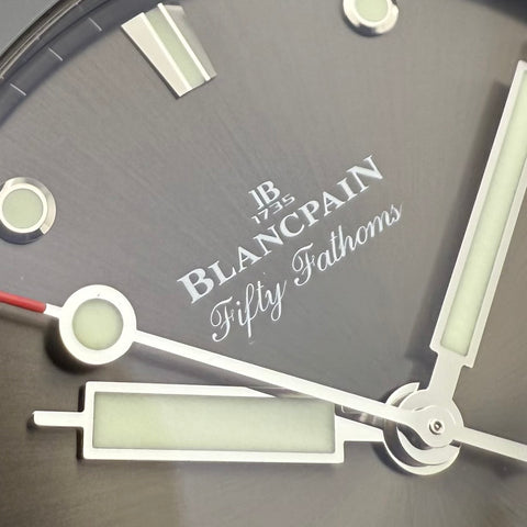 Blancpain Fifty Fathoms Bathyscaphe Ref. 5000-1110-71s | Full-Set 2023 | Automatic | 43mm | Grey Dial | Top | VIP