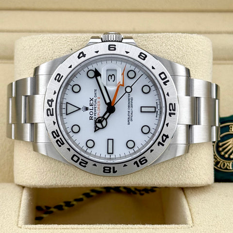 Rolex Explorer II Ref. 216570 | Full-Set 06/2019 | LC EU | 42mm | White Dial | Top | VIP