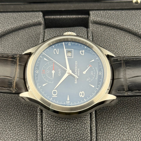 Baume & Mercier Clifton GMT Ref. M0A10316 | Full-Set 06/2023 | Unworn | Ungetragen | 43mm | Blue Dial