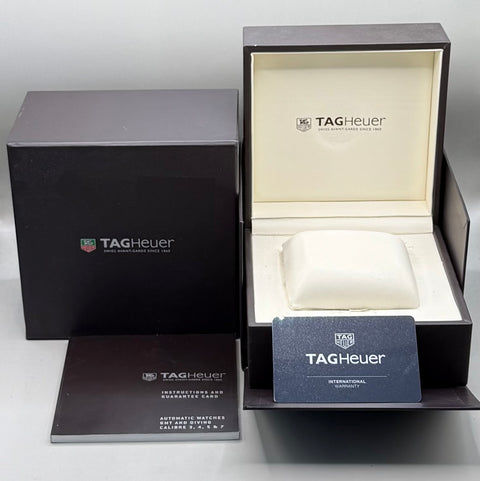 Tag Heuer Carrera Calibre 5 Ref. WAR211A.BA0792 | Full-Set 2019 | Serviced 05/2025 | Automatic | 39mm | Black Dial | Top | VIP
