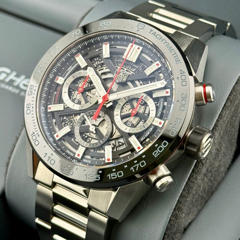 Tag Heuer Carrera Chronograph Ref. CBG2A10.BA0654 | Full-Set 10/2022 | Automatic | Heuer 02 Manufakturwerk | 45mm | Top
