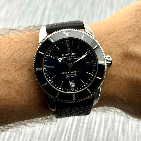 Breitling Superocean Héritage II 46 Ref. AB2020121B1S1 | Full-Set 2018 | Automatic | Black Dial | Kautschuk | Top | VIP