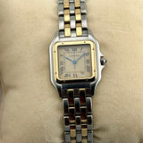 Cartier Panthère Ref. 187949 | 2-row 18k yellow gold | Vintage | 27x27mm | Quartz | Rare | Top