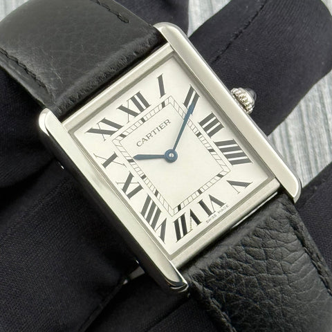 Cartier Tank Solo Ref. WSTA0028 (3169) | Full-Set 2019 | Quartz | 34.8 x 27.4 mm | Top | VIP