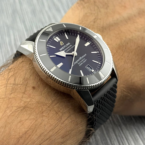 Breitling Superocean Héritage II 46 Ref. AB2020121B1S1 | Full-Set 2018 | Automatic | Black Dial | Kautschuk | Top | VIP