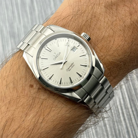 Omega Seamaster Aqua Terra Ref. 2518.30 | Full-Set 2007 | Silver Dial | 36mm | Top | Quartz | Top