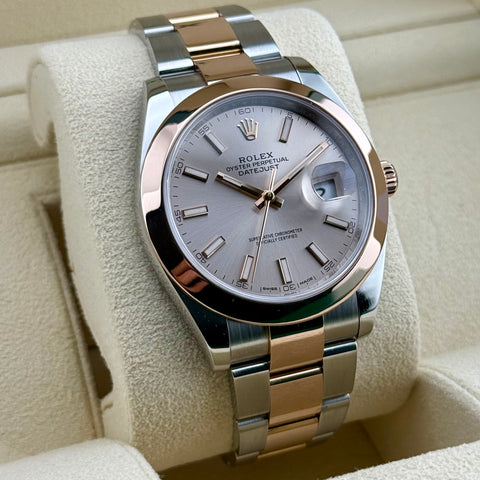 Rolex Datejust 41 Ref. 126301 | Full-Set 2017 | Serviced 08/2025 | Sundust Dial | Oyster | LC100