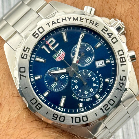 Tag Heuer Formula 1 Chronograph Ref. CAZ101K.BA0842 | Full-Set 08/2020 | Chronograph | 43mm | Blue Dial | Quartz | VIP