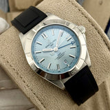 Breitling Chronomat Automatic GMT 40 Ref. P32398101C1S1 | Full-Set 11/2023 | Garantie 11/2027 | Eisblau | Top