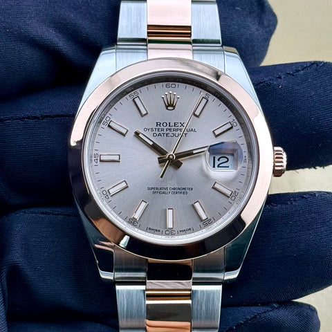 Rolex Datejust 41 Ref. 126301 | Full-Set 2017 | Serviced 08/2025 | Sundust Dial | Oyster | LC100
