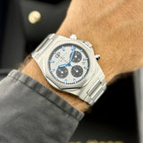 Girard-Perregaux Laureato Chronograph 42 Ref. 81020-11-131-11A | Full-Set 1/2023 | GP Garantie 1/2028 | Panda | Top Condition