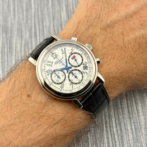Chopard Mille Miglia Chronograph Ref. 8331 | Serviced 05/2025 | Silver Dial | Automatic | 39mm | Rare | VIP