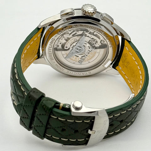 Breitling Premier B01 Chronograph 42 Bentley Ref. AB0118A11L1X1 | Full-Set 2022 | Grünes Zifferblatt | British Racing Green | 42mm | Top | VIP