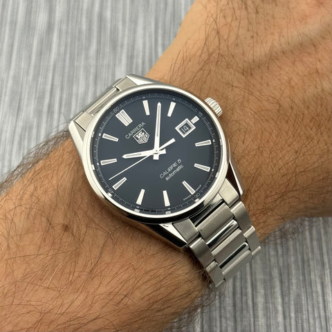 Tag Heuer Carrera Calibre 5 Ref. WAR211A.BA0792 | Full-Set 2019 | Serviced 05/2025 | Automatic | 39mm | Black Dial | Top | VIP