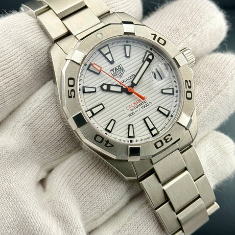 Tag Heuer Aquaracer Calibre 5 Ref. WBD2111.BA0928 | Full-Set 12/2020 | White Dial | 41mm | Automatic | VIP