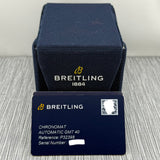 Breitling Chronomat Automatic GMT 40 Ref. P32398101C1S1 | Full-Set 11/2023 | Garantie 11/2027 | Eisblau | Top