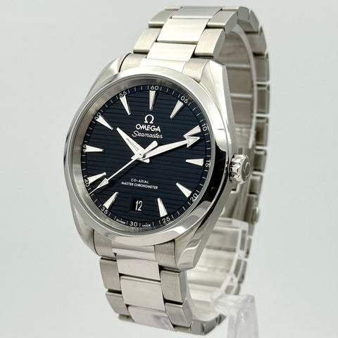 Omega Seamaster Aqua Terra Master Chronometer Ref. 220.10.38.20.01.001 | Full-Set 08/2022 | Omega Garantie 08/2027 | Black Dial | 38mm | Co-Axial | VIP