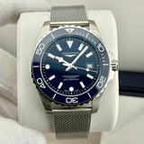 Longines Hydroconquest 42 Ref. L37884966 | Full-Set 09/2026 | NEU | Unworn | Milanaise | Blue Dial
