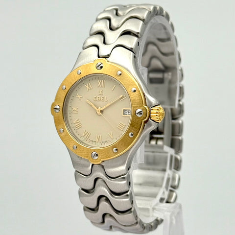 Ebel Sportwave Ref. 6087621 | Full-Set 2000 | Quartz | 28mm | Erstkaufrechnung | Stahl/Gold | Ladies | Damen | Top | VIP