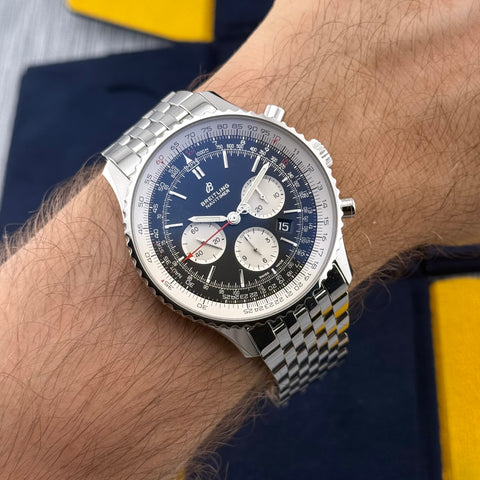 Breitling Navitimer B01 Chronograph 46 Ref. AB0127211B1A1 | Full-Set 08/2022 | Garantie 08/2027 | Black Dial | Top