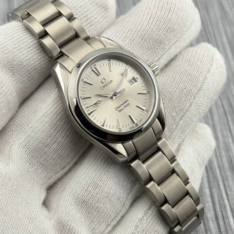Omega Seamaster Aqua Terra 150M Ref. 2577.30 | Papiere 2011 | Quartz | 29mm | Silver Dial | Top | VIP