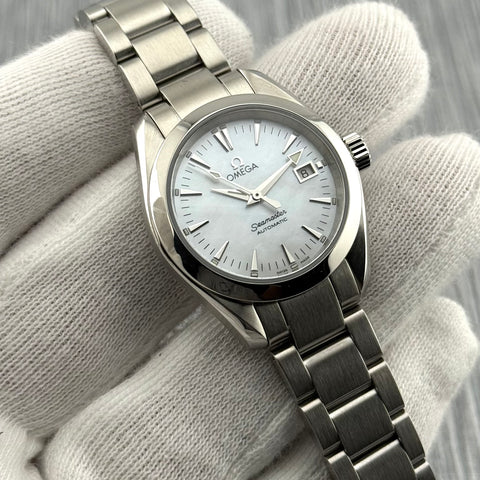 Omega Seamaster Aqua Terra Ref. 2573.70 | Full-Set 2005 | Serviced 09/2025 | MOP Dial | Permutt | 29mm | Top | VIP