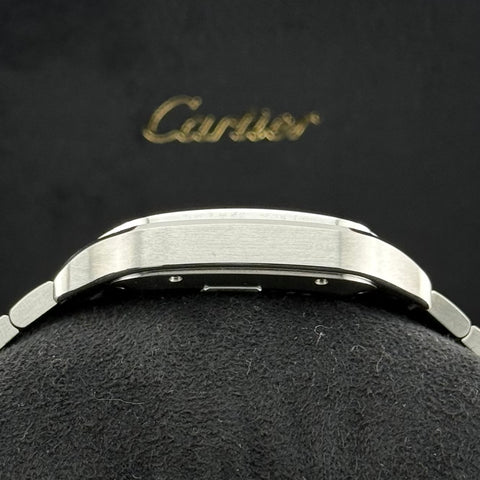 Cartier Santos Large Ref. WSSA0096 | Full-Set 11/2025 | Cartier Garantie 11/2033 | 47x39.5mm | Black Dial | Top