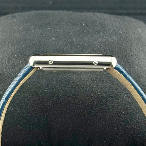 Cartier Tank Must de Cartier Blue Ref. WSTA0055 (4323) | Full-Set 09/2021 | Unworn | Blue Dial | Quarz | Cartier 4323 | Top