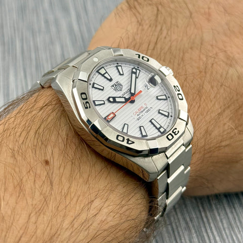Tag Heuer Aquaracer Calibre 5 Ref. WBD2111.BA0928 | Full-Set 12/2020 | White Dial | 41mm | Automatic | VIP
