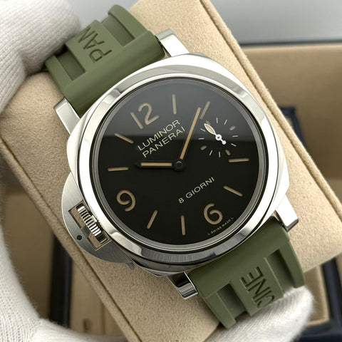 Panerai Luminor Destro Otto Giorni „Boutique Edition“ Ref. PAM01655 | Full-Set 12/2024 | NEU | Unworn | Panerai Garantie 12/2032 | 44mm | Top